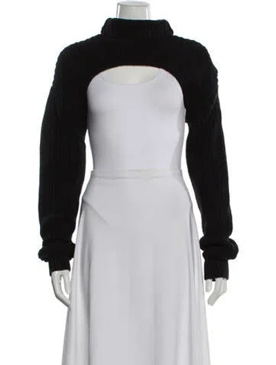 Pre-owned Rta Mock Neck Sweater In Black