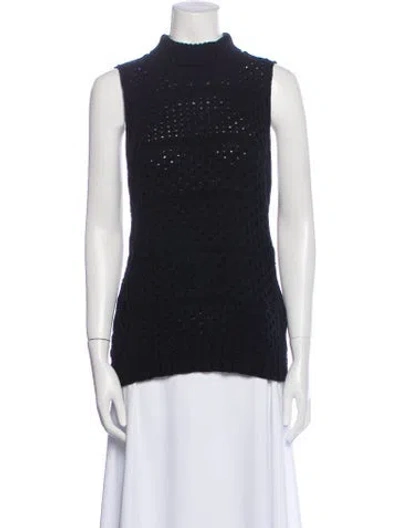 Pre-owned Rta Mock Neck Sweater In Black