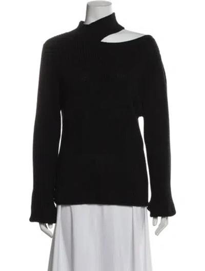 Pre-owned Rta Mock Neck Sweater In Black