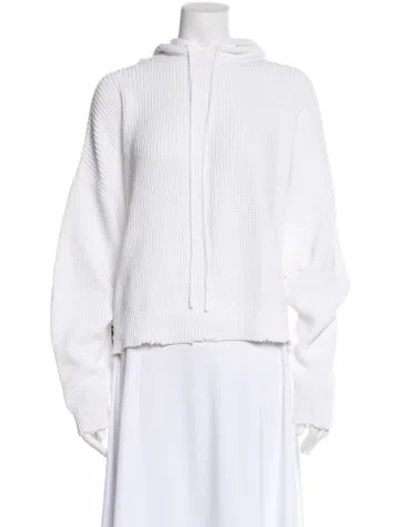 Pre-owned Rta Mock Neck Sweater In White