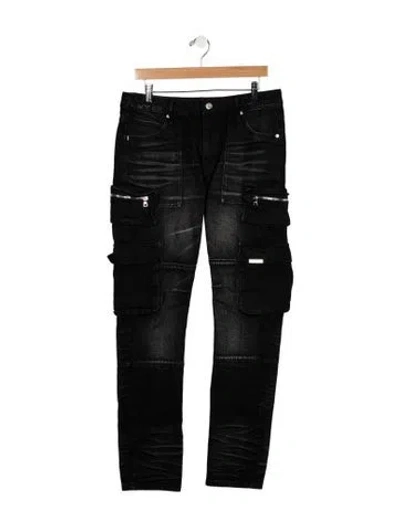 Pre-owned Rta Moto Jeans In Black