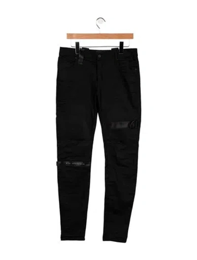 Pre-owned Rta Moto Jeans In Black