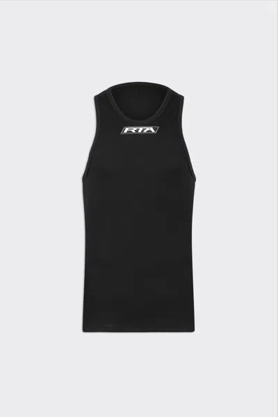 Rta Moto Patch Tank Top In Black