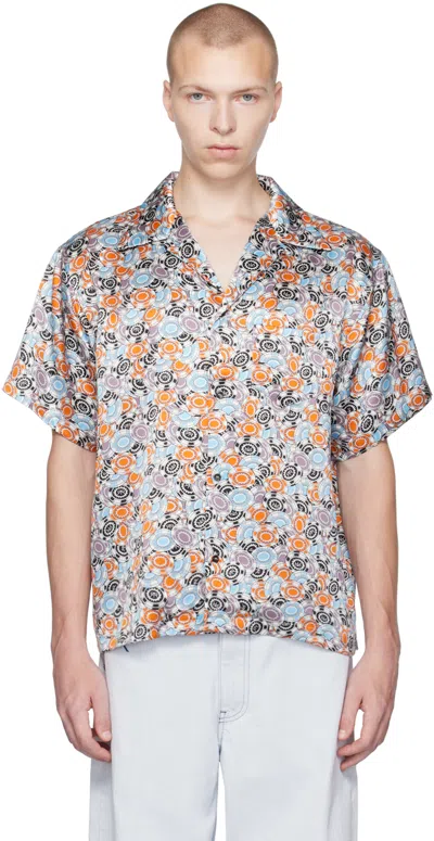 Rta Men's Poker Chip Print Oversized-fit Shirt