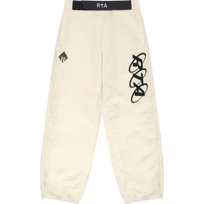 Rta Nixon Logo Track Pants In Neutral