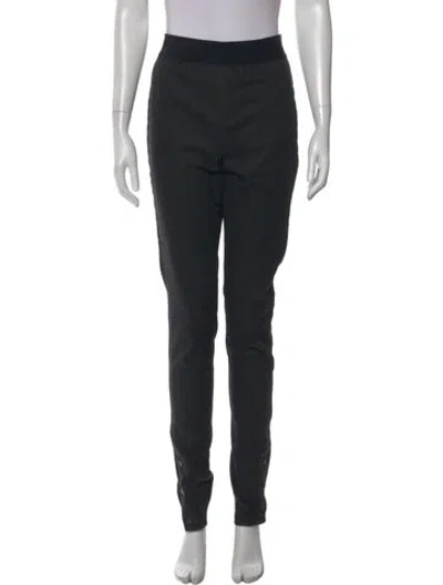 Pre-owned Rta Nylon Skinny Leg Pants In Black