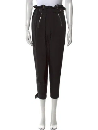 Pre-owned Rta Nylon Straight Leg Pants In Black