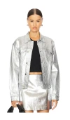 RTA ODELIA OVERSIZED DENIM JACKET