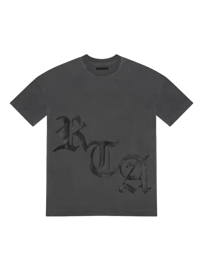 Rta Old English Logo T-shirt In Gray