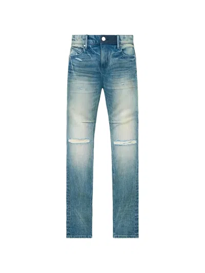 Rta Olivier Stacked Jeans In Blue