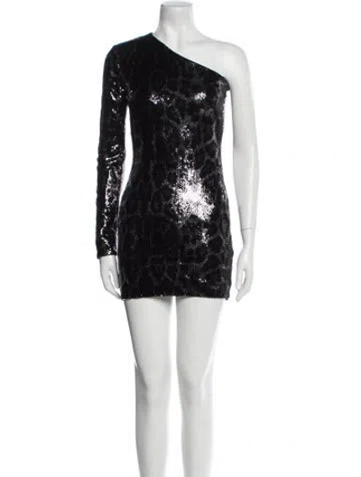 Pre-owned Rta One-shoulder Mini Dress In Multi