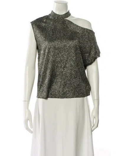 Pre-owned Rta One-shoulder Short Sleeve Top In Multi