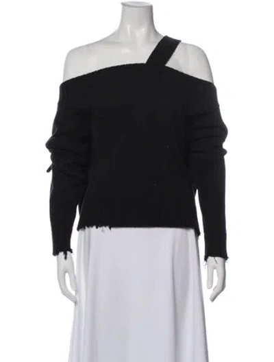 Pre-owned Rta One-shoulder Sweater In Blue