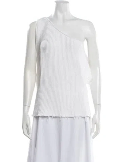 Pre-owned Rta One-shoulder Sweater In Neutrals