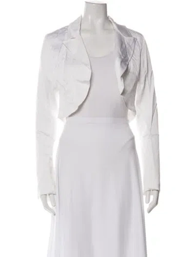 Pre-owned Rta Open Front Sweater In White