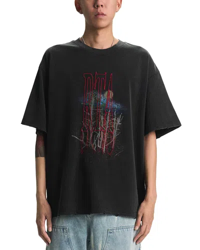 Rta Oversized Road To Awe Logo Graphic T-shirt In Black
