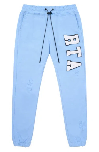 Rta Owen Cotton Drawstring Joggers In Blue