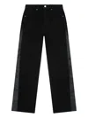 Rta Panelled Jeans In Black
