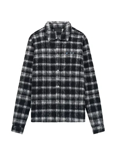 Rta Parlan Check-pattern Jacket In Black