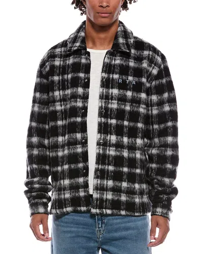Rta Parlan Wool & Alpaca-blend Shacket In Transparent