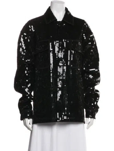 Pre-owned Rta Patterned Jacket In Black