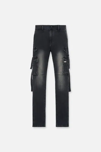 Rta Peter Cargo Skinny Jean In Black