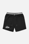 Rta Mesh-panel Drawstring Shorts In Black