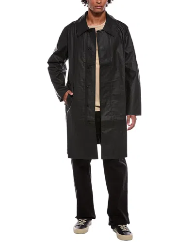 Rta Pluto Linen-blend Trench Coat In Multi
