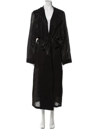 Pre-owned Rta Printed Coat In Black