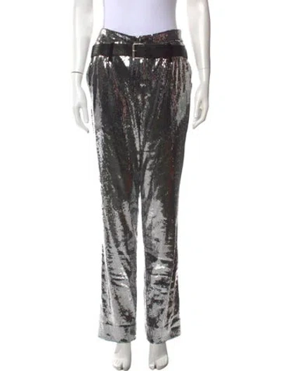 Pre-owned Rta Printed Straight Leg Pants