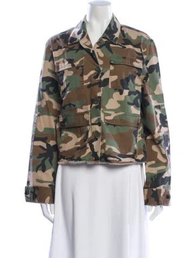 Pre-owned Rta Printed Utility Jacket In Multi