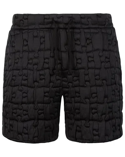 Rta Puzzle Quilted Short In Black