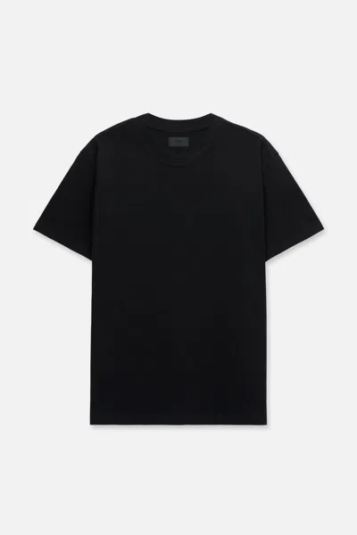 Rta Rico Mock Neck Short Sleeve Tee In Black