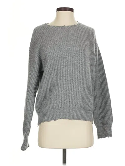 Pre-owned Rta Road To Awe Cashmere Pullover Sweater In Gray