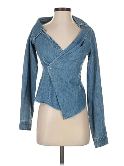 Pre-owned Rta Road To Awe Denim Jacket In Blue