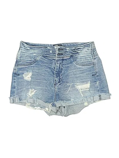 Pre-owned Rta Road To Awe Denim Shorts In Blue