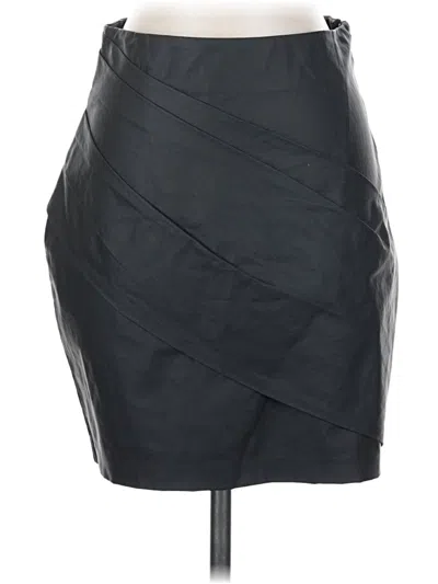 Pre-owned Rta Road To Awe Faux Leather Skirt In Black