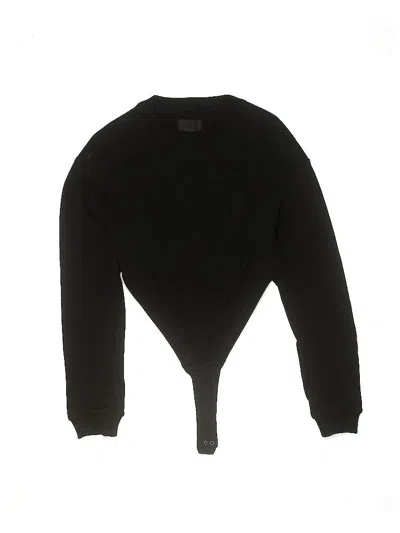 Pre-owned Rta Road To Awe Long Sleeve Top Black Crew Neck Tops