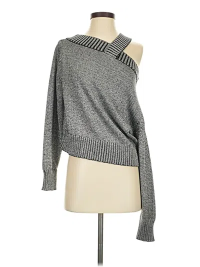 Pre-owned Rta Road To Awe Pullover Sweater In Gray