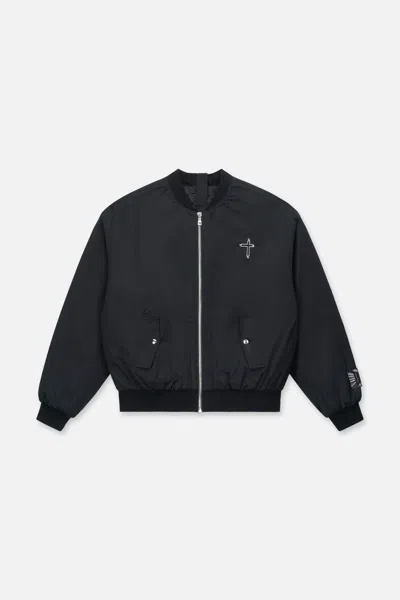 Rta Rowan Half Half Bomber In Black