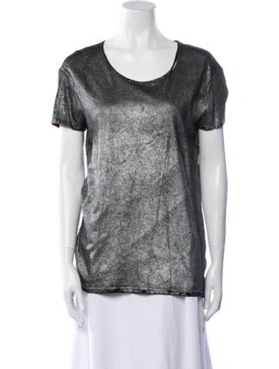 Pre-owned Rta Scoop Neck Short Sleeve T-shirt In Multi