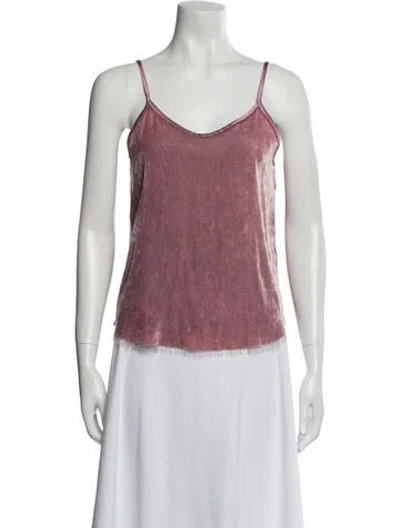 Pre-owned Rta Scoop Neck Sleeveless Top In Pink