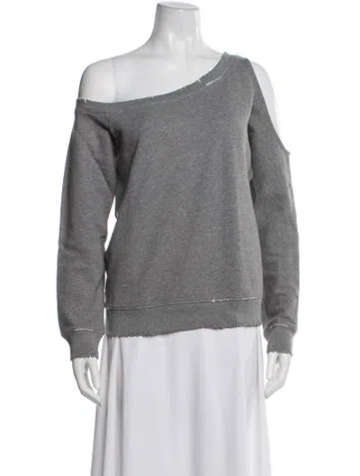 Pre-owned Rta Scoop Neck Sweater In Gray