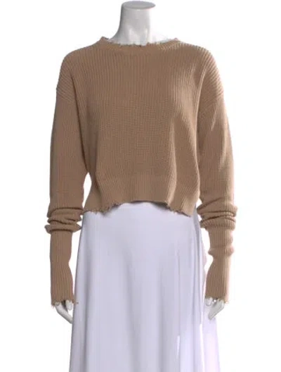Pre-owned Rta Scoop Neck Sweater In Neutral