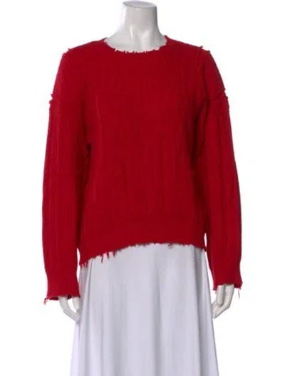 Pre-owned Rta Scoop Neck Sweater In Red