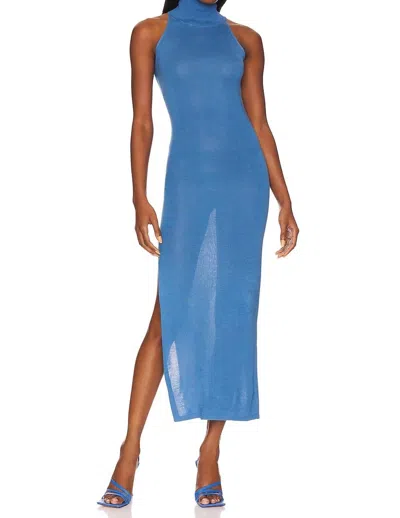 Rta Shira Dress In Malibu Blue In Multi
