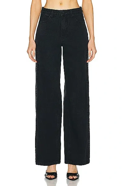 Rta Side Cutout Wide Leg In Black