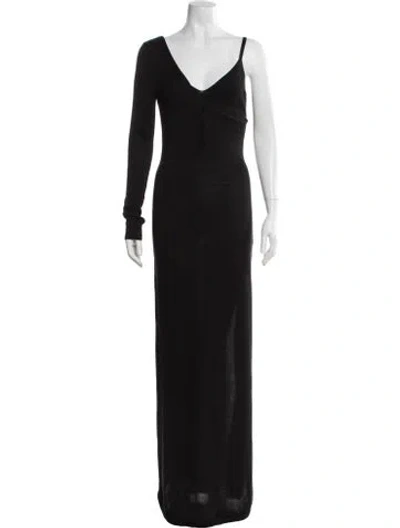 Pre-owned Rta Silk Long Dress W/ Tags In Black
