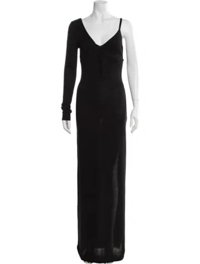Pre-owned Rta Silk Long Dress W/ Tags In Black