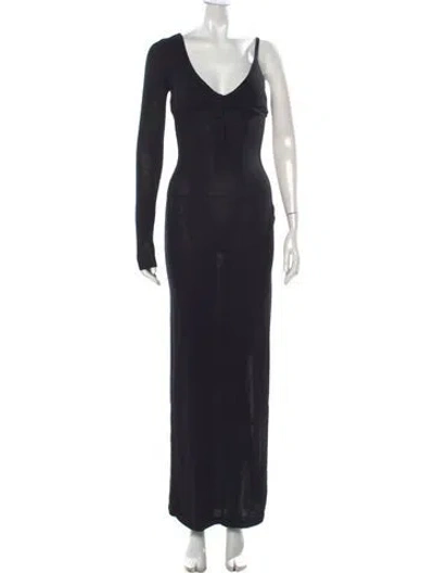 Pre-owned Rta Silk Long Dress W/ Tags In Black